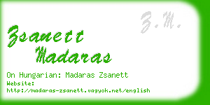 zsanett madaras business card